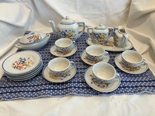 Vintage Childs 23 pc Porcelain Floral Tea Set