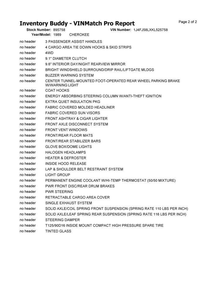 Automatic Transmission 4WD 6 Cylinder Fits 87-90 CHEROKEE 375936 Foto 2 de 3