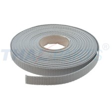 10m Gurtband 15mm Breit - ca. 1,6mm stark- Silbergrau PP Taschengurt Taschenband