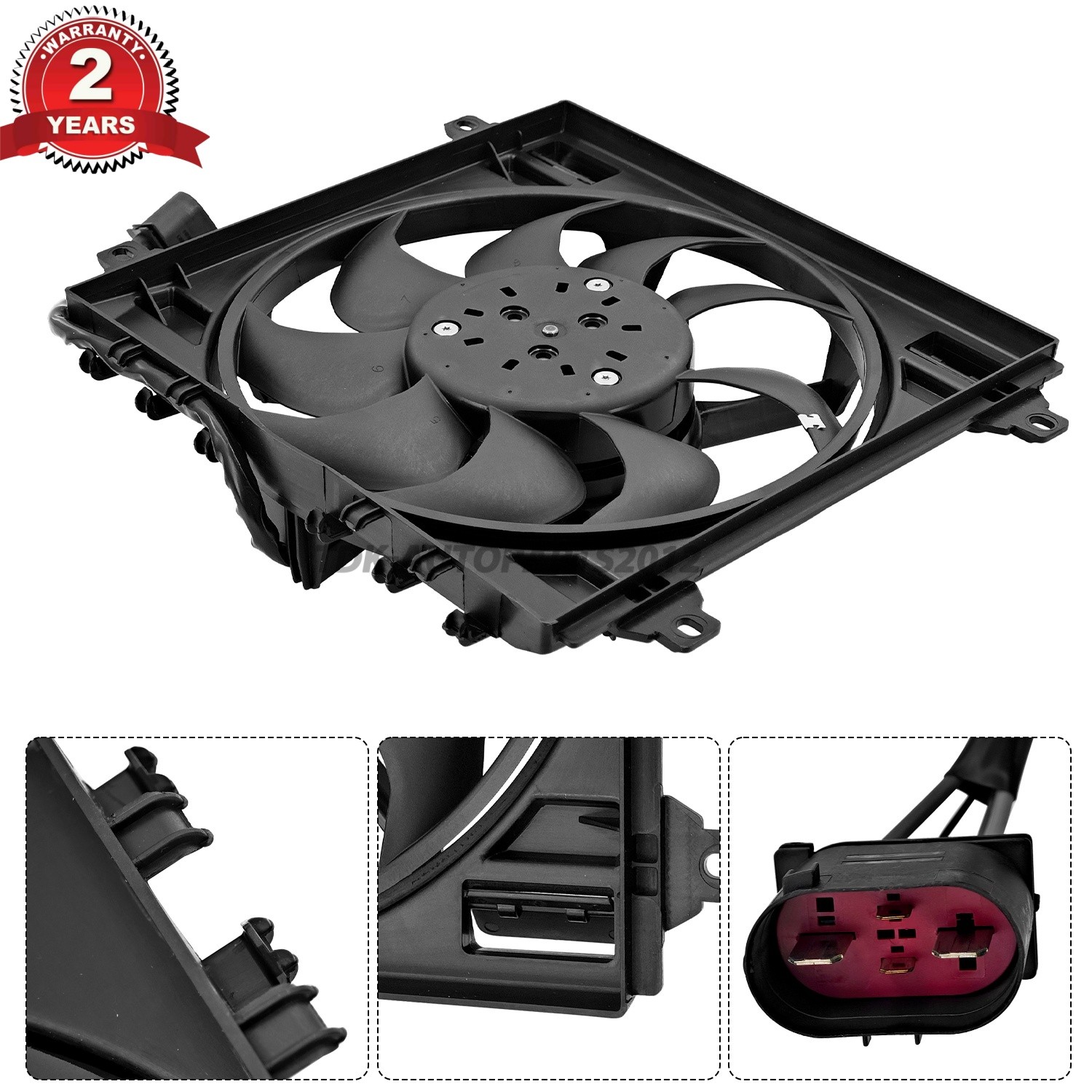 FOR 2014-2017 AUDI R8 V8 4.2L RIGHT RADIATOR COOLING FAN SHROUD ASSEMBLY-NEW