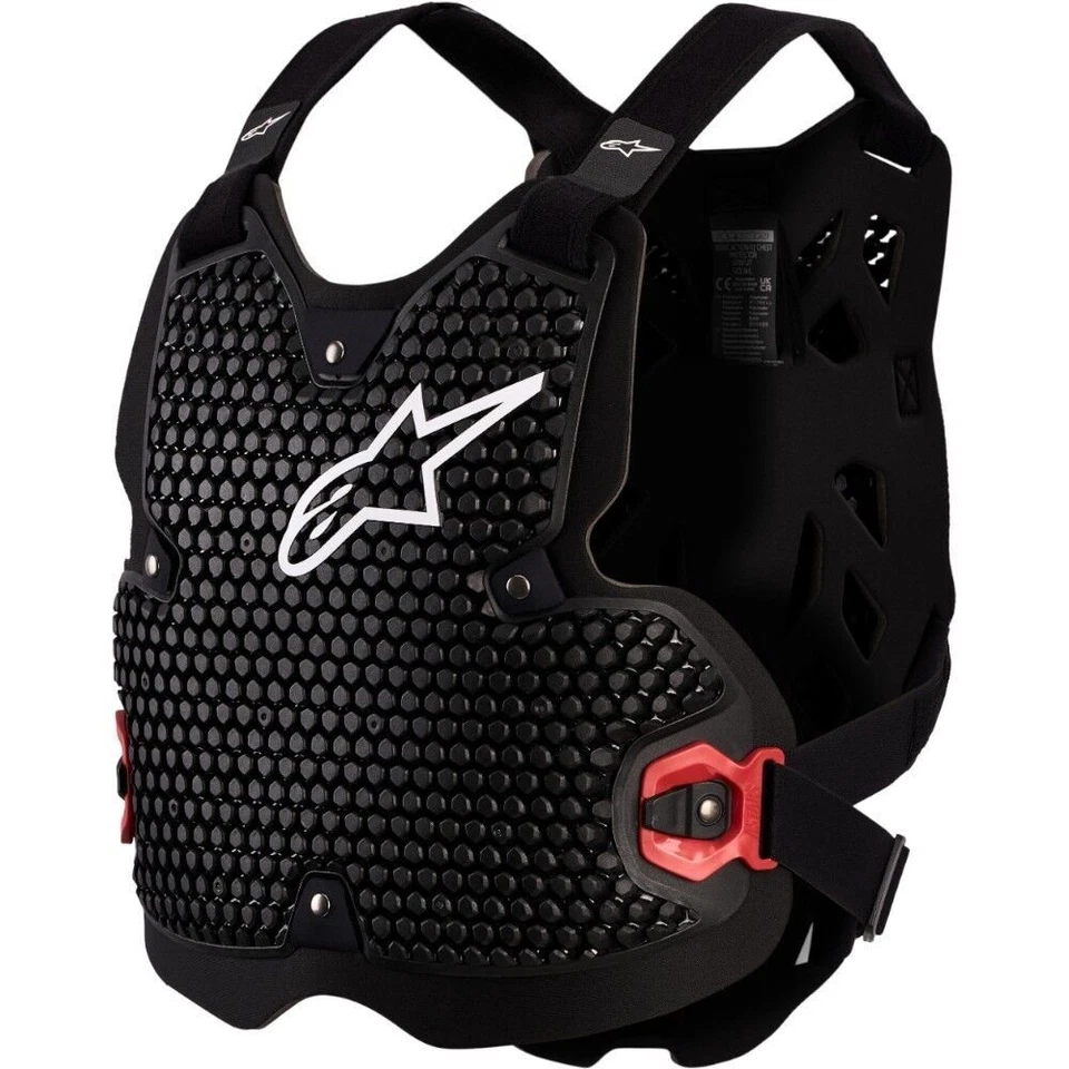 Alpinestars MX27 Bionic Action V2 Chest Protector Black White - image 1 of 1