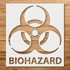 Biohazard Theme DIY Crafts Stencil for Creative Projects - StencilAir
