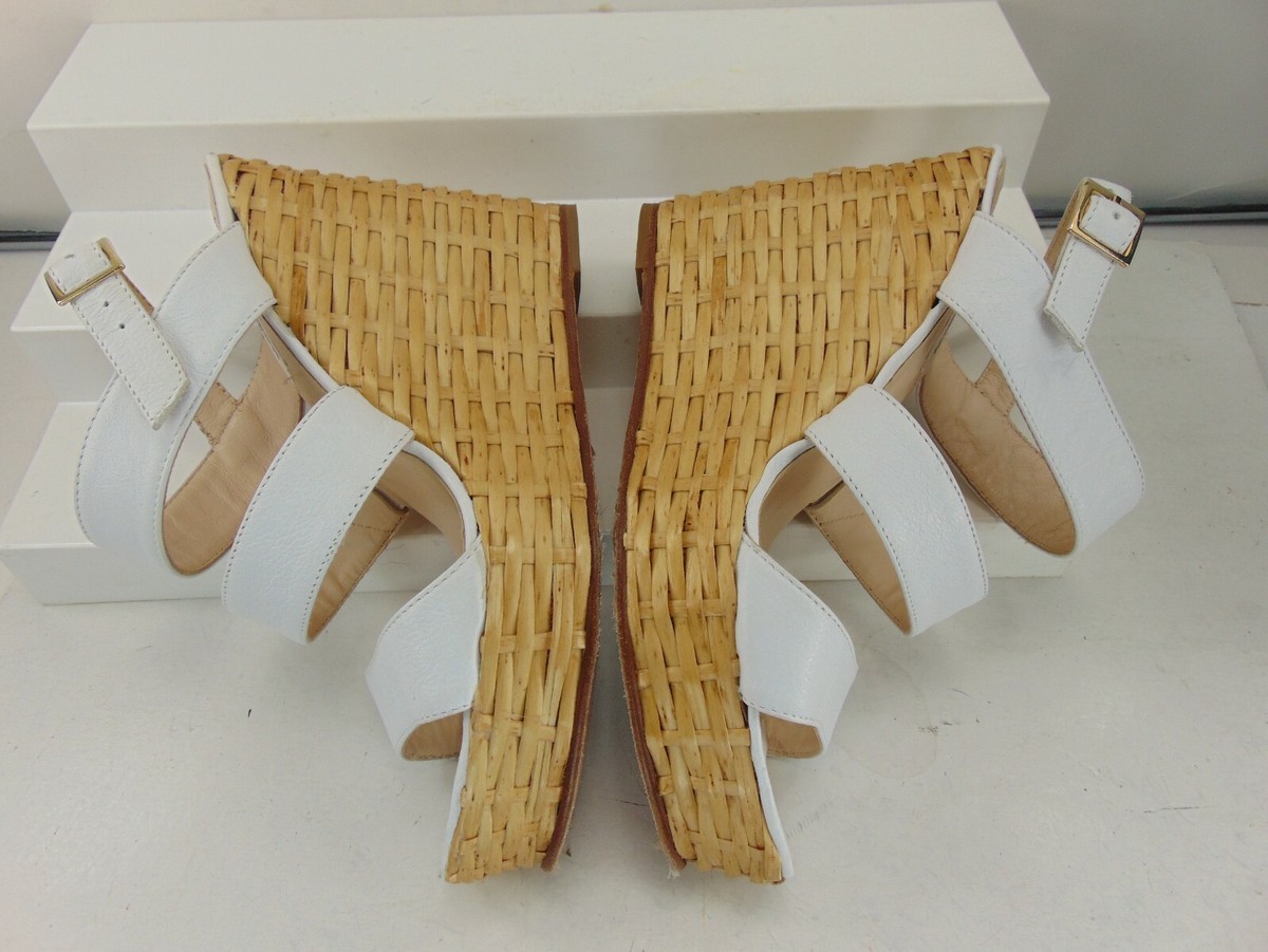 LK Bennett London (MADE IN SPAIN) White Leather High Heel