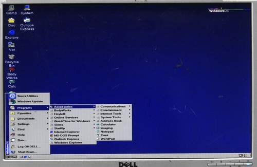 VINTAGE RETRO GAMING DESKTOP OPTIPLEX GXa 4 ISA SLOTS + 5 PCI SLOTS WINDOWS 98 - Photo 3/12