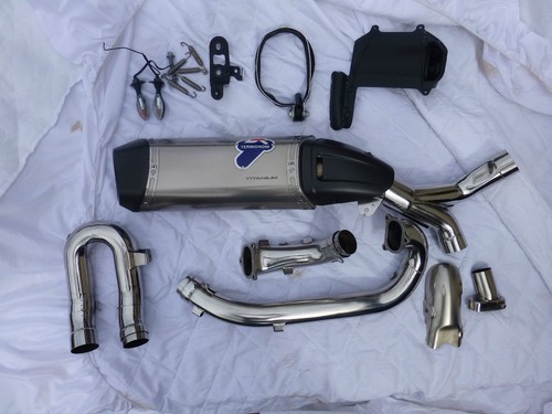 Ducati Hypermotard 821 Polished Termignoni Racing Titanium Full Exhaust System