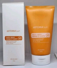 doTERRA Sun Face & Body 30 SPF Mineral Sunscreen Lotion 5 oz New in Box Exp 3/25