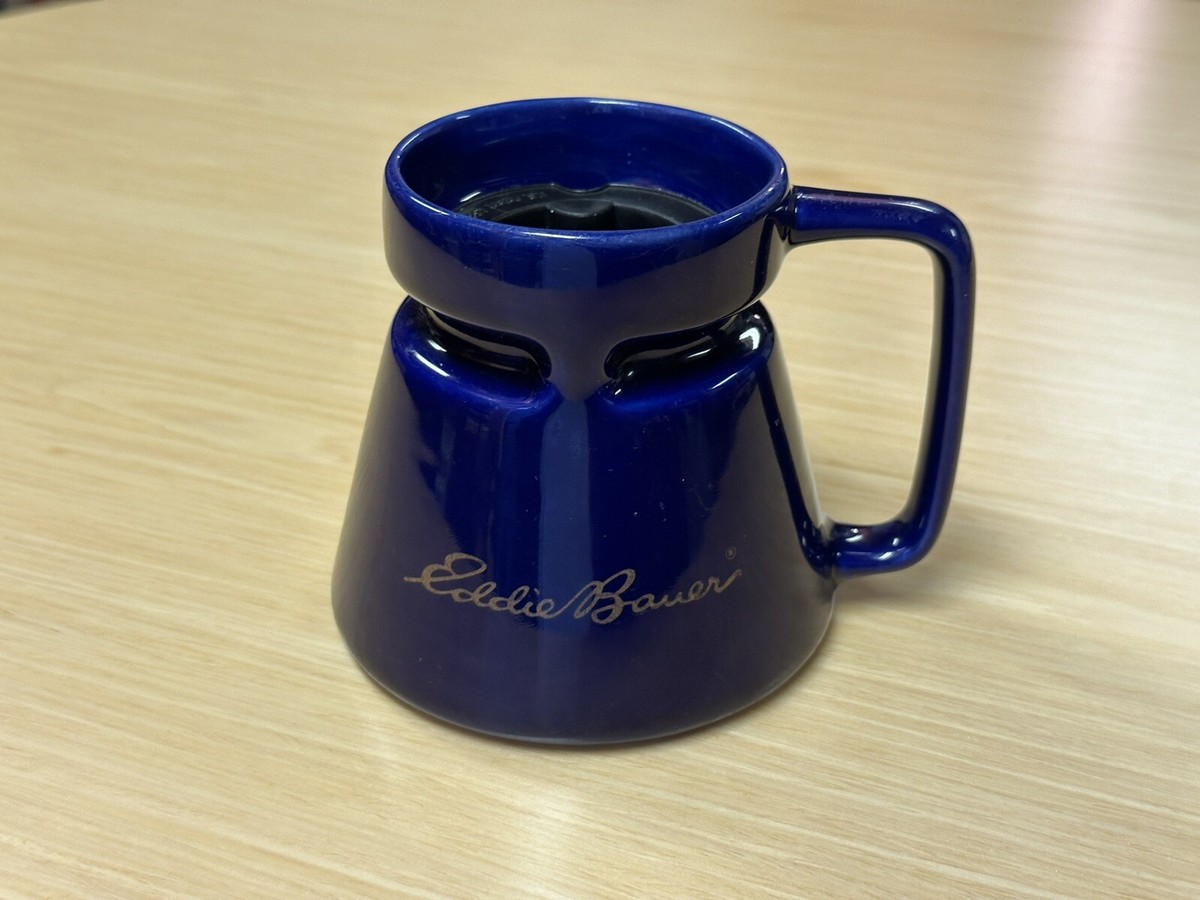 Hotjo - NonSlip Travel Mug, Blue - Eddie Bauer - Wide base - 16oz