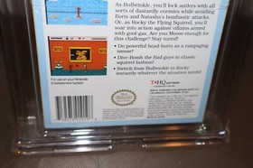 WATA 9.6 - A+ SEALED - Adventures of Rocky & Bullwinkle - NES Nintendo *TOP POP*