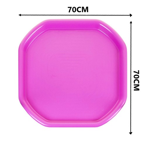 Small Mixing Tray Strong Plastic Tuff Spot Kids Messy Play Concrete/Compost PINK - Picture 2 of 10