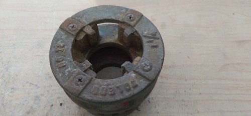USED TOLEDO #12 1-1/4" NPT DIE HEAD - CHIPPED TEETH - DROP HEAD TYPE - Picture 6 of 11