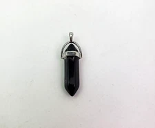 Unbranded Black Hexagonal Point Stone Pendant