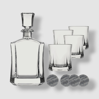 Godinger Clear Paola 5-Piece Whiskey Set