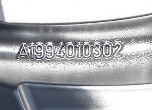 Factory OEM Mercedes Benz McLaren SLR Wheel AMG Right Rear A1994010302 65344