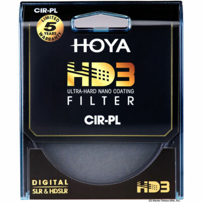 HOYA HD3 77mm Circular Polarizer -16 layer Ultra-Hard Nano-Coated Optical Glass