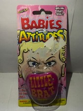 babies with attitudes little brat pacifier Official Billy-Bob product
