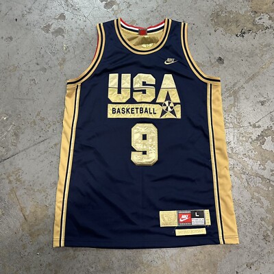 Vintage Nike Team USA Basketball Olympics Michael Jordan Jersey