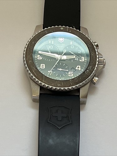 Victorinox Maverick II Swiss Army 24143 Chtonograph Men Watch With New Battery! - Picture 6 of 11