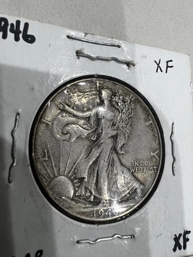 1946 Liberty Walking Half Dollar XF Extremely Fine 90% Silver 50c US Coin