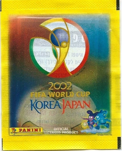 1 Bustina Panini WC KOREA 2002 ISRAEL version Tüte/packet/pochette sealed RARE!