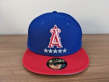 New Era Los Angeles Anaheim Angels Five Star 59fifty Fitted Hat Cap Sz 7 1/2