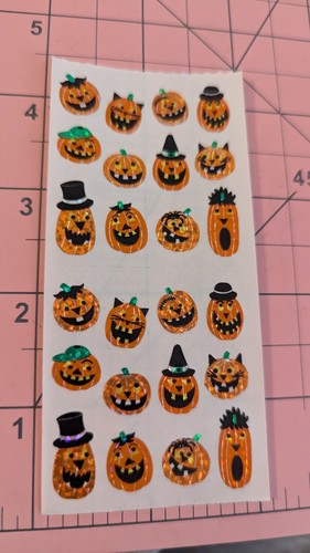Sandylion Happy Halloween Sticker – Handgemachte Aufkleber Für Scrapbooking, Schule, Bastelprojekte