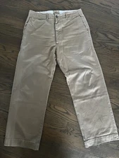 BUZZ RICKSON 1942 EARLY MILITARY WIDE LEG CHINOS 33/35