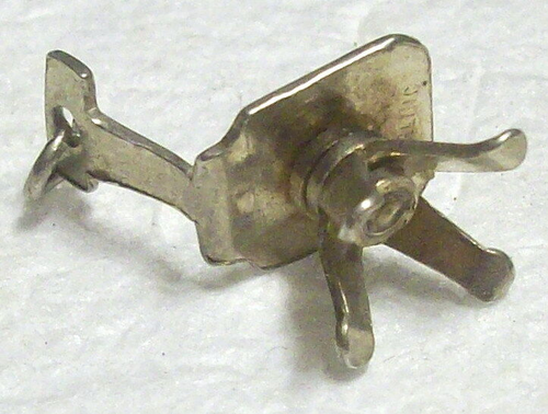 Vintage 3D Movable Marked Sterling Silver Swiveling Secretary Chair Charm - Picture 7 of 7
