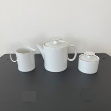 Thomas Germany Porcelain Medallion platinum band China Tea Coffee Set