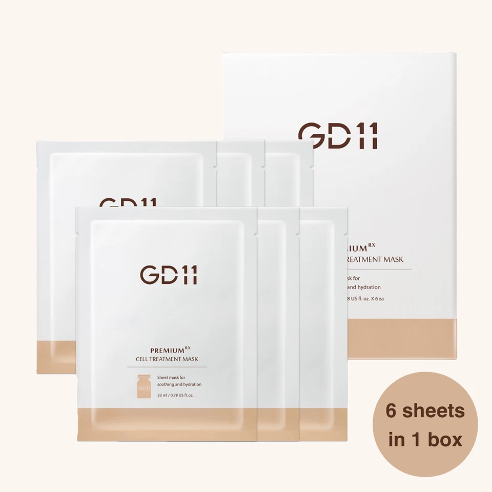 GD11 Premium Rx Cell Treatment Mask Korean Stem Cell Exosome Soothing Sheet Mask - Image 2 of 4