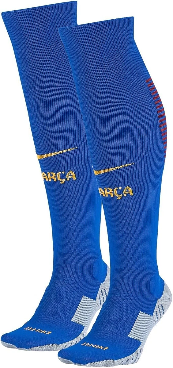 Nike Chaussettes de Foot FCB Barcelona Homme Jaune