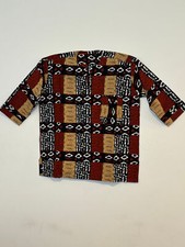 Handmade African fabrics men top