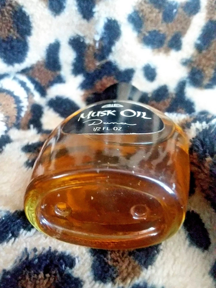 Винтажные женские духи Dana Musk Oil 0,5 унции С НАТУРАЛЬНЫМ МУСКУСНЫМ МАСЛОМ - Изображение 4 из 4