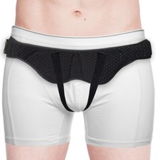 Men Inguinal Hernia Support Belt Double Groin Hernia Pain Relief Truss Brace Med