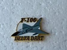USAF F-106 DELTA DART AIRCRAFT  HAT PIN 1 AND 1/2  INCHES (EE P62532)