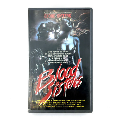 BLOOD SISTERS. Roberta Findlay Slumber Party Massacre B MOVIE TERROR SLASHER VHS
