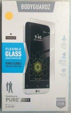 Nuevo Protector de pantalla transparente de vidrio flexible puro BodyGuardz OEM para LG G5