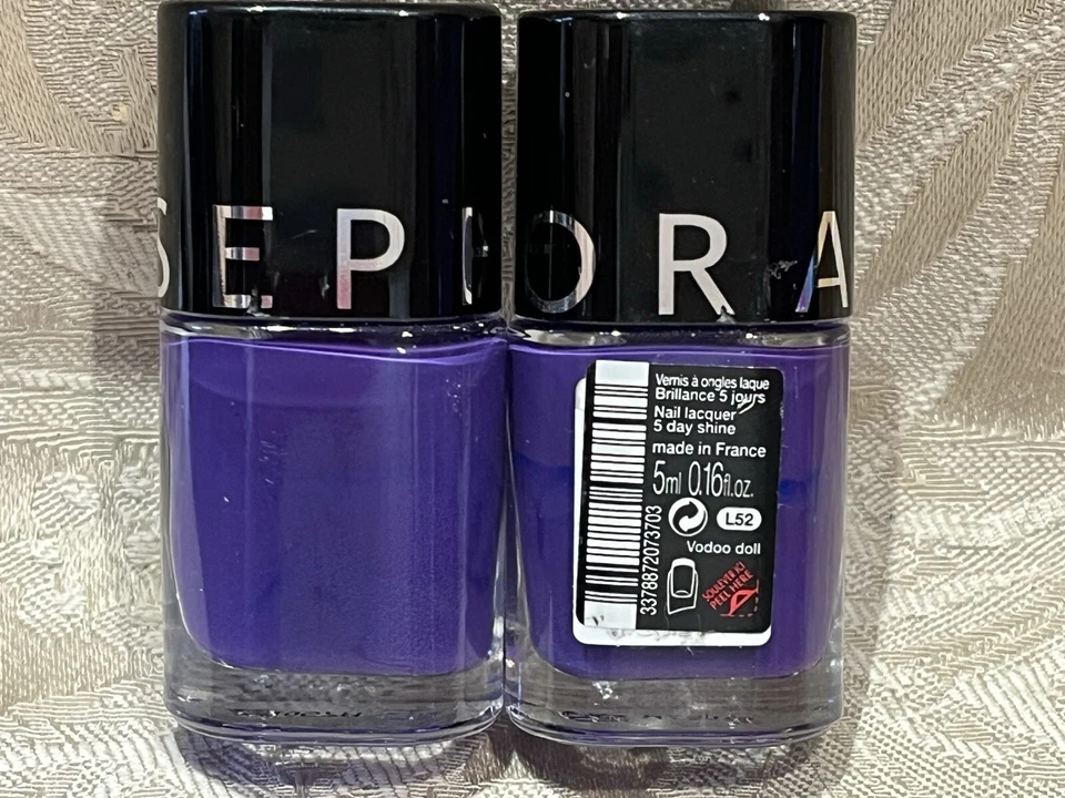 Sephora Long Wear ESMALTE DE UÑAS MINI SET MUÑECA VUDÚ (PÚRPURA) Foto 2 de 2