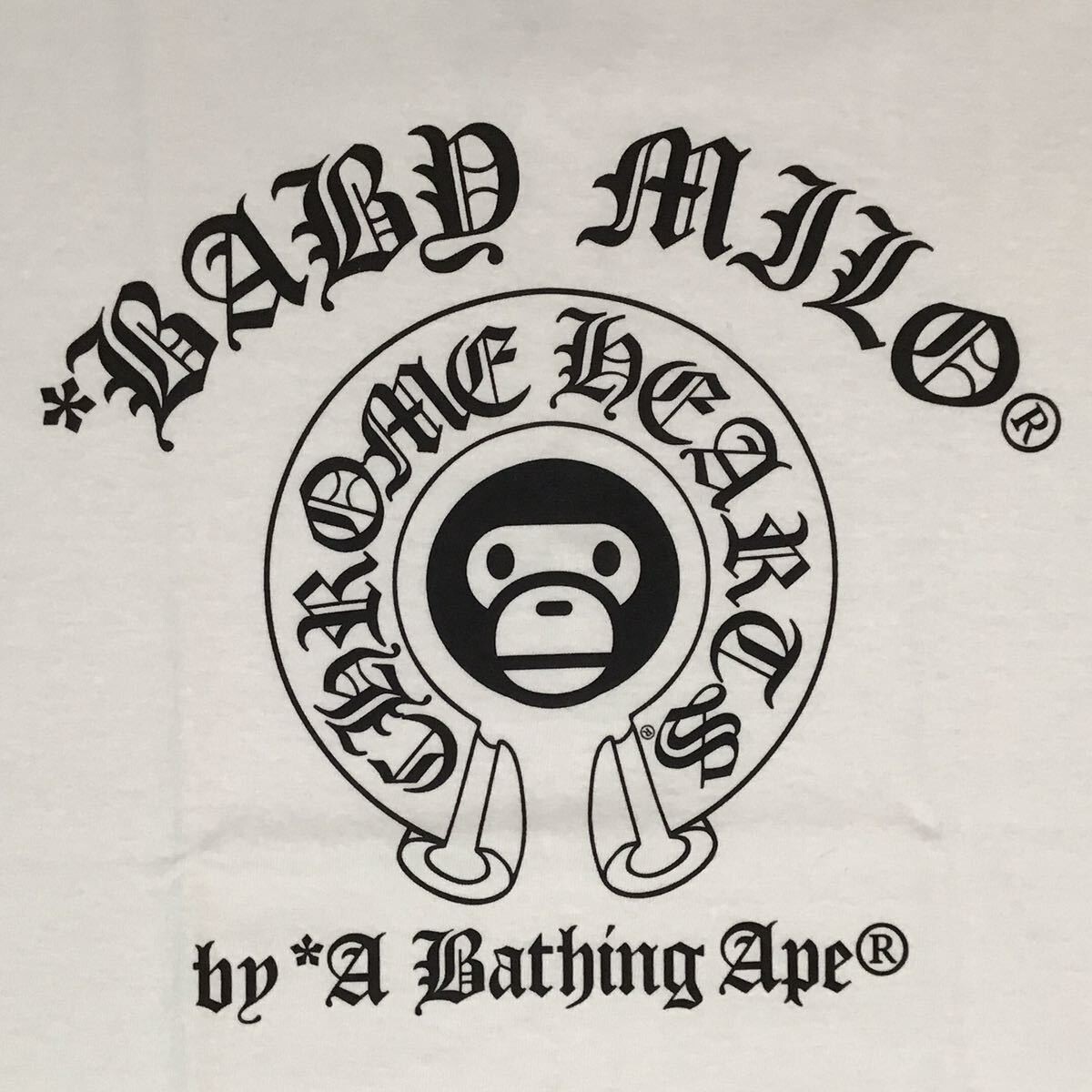 BAPE × Chrome Hearts Milo T-shirt a bathing ape NIGO White BAPE × Chrome Hearts Milo T-shirt a bathing ape NIGO White