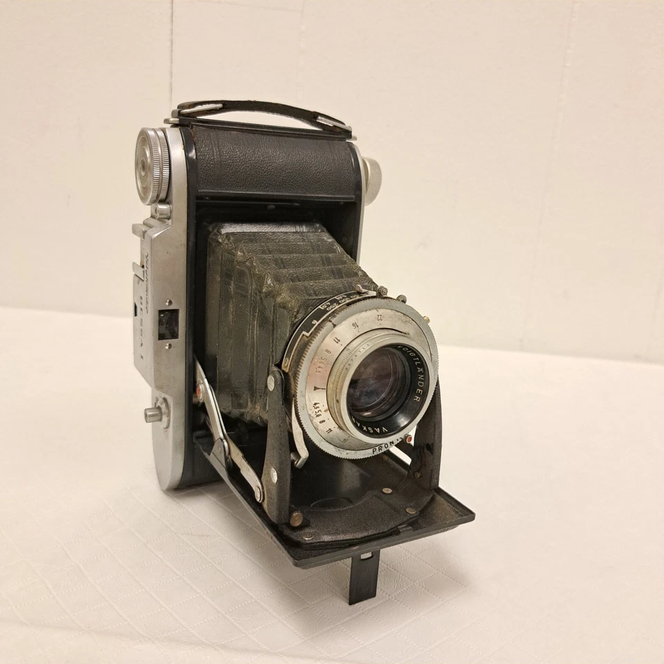 Vintage Voigtlander Bessa I Camera w/105mm F 4.5 Vaskar Untested  - Image 2 of 4