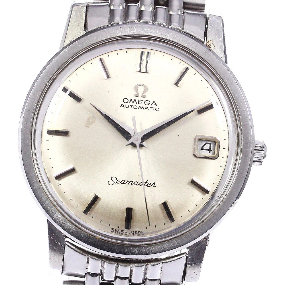 OMEGA Seamaster 166.003 Cal.565 Date Rice Bracelet Automatic Men s Watch 759620