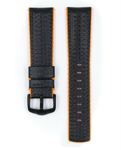 HIRSCH Performance Uhrenarmband "Ayrton", 20-24 mm, schwarz, neu! - Picture 11 of 18