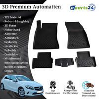 Automatten FußMatten Premium Tpe FüR Mercedes A Klasse W176 2012-2018 5Tlg. Set