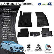 Automatten Fußmatten Premium TPE für Mercedes A Klasse W176 2012-2018 5tlg. Set 