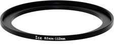 ICE 82mm to 112mm Step Up Ring Filter/Lens Adapter 82 Male 112 Female
