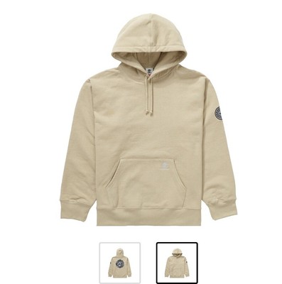 Supreme Timberland Hooded Sweatshirt Taupe NATURAL XL SIZE