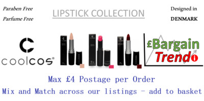 Cool Cos Denmark Paraben Parfum Free Kosmetik LIPPENSTIFT Kollektion #SchnäppchenTrend