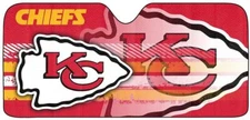 Fanmats Team Promark NFL Kansas City Chiefs Car Truck Folding Sunshade 
