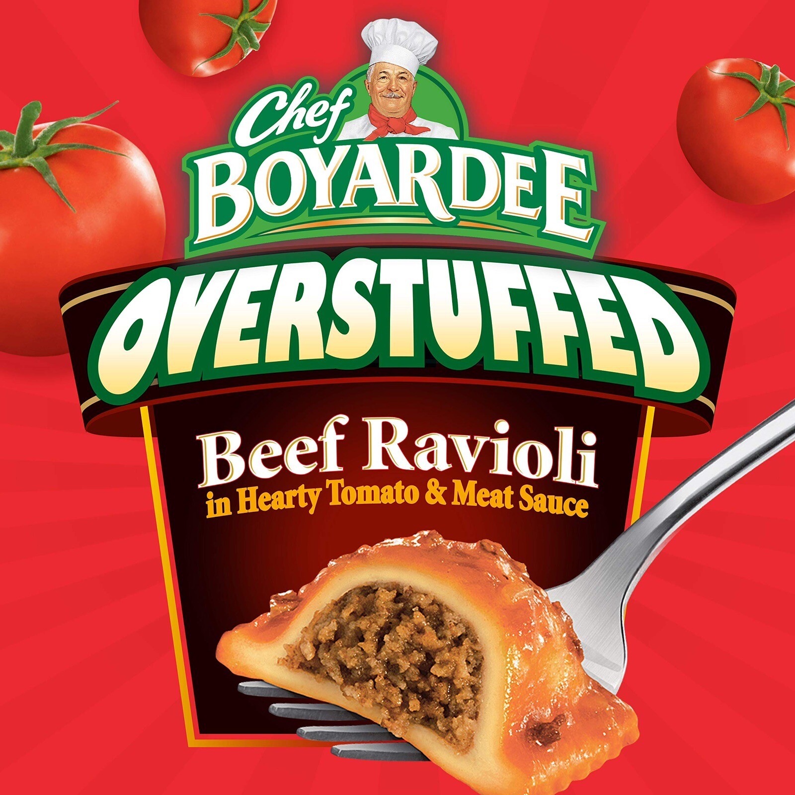Chef Boyardee Overstuffed Beef Ravioli🥫 15 oz (Pack of 6)