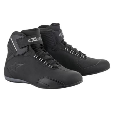 Alpinestars Sektor Waterproof Paddock Sport Touring Motorrad Stiefel schwarz