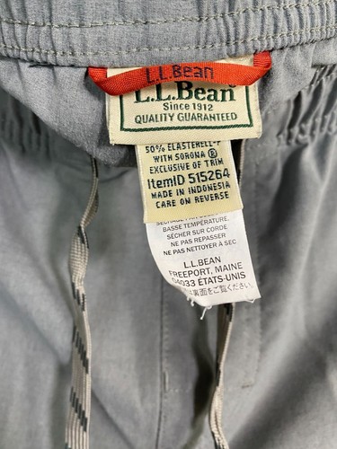 L.L. Bean Multisport Pants Men size XL 28" Gray Hiking Lightweight Performance - Picture 22 of 24